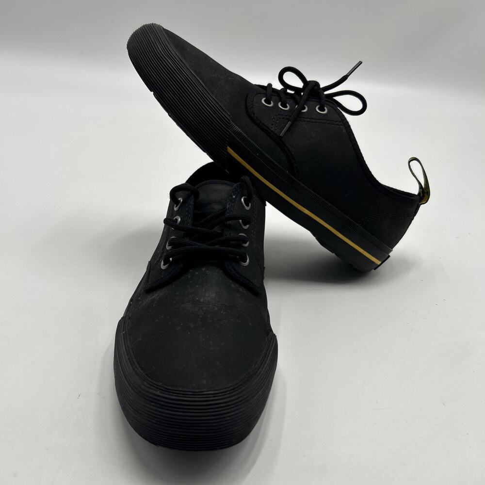 Dr. Martens PRESSLER Low Cut Sneakers US8 BLACK Canvas Men’s Size 8